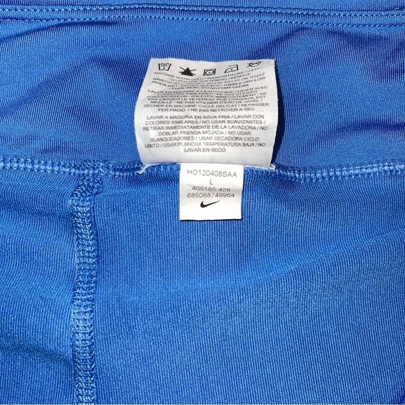 Nike Court Skort‎ Women’s Size Large Blue Spandex Stretchy Shorts  Skirt Tennis - Picture 7 of 7
